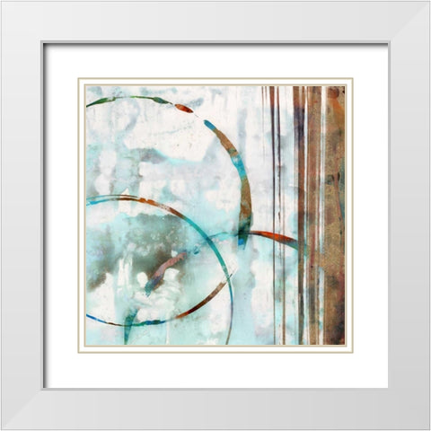 Seafoam I White Modern Wood Framed Art Print with Double Matting by Selkirk, Edward