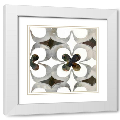 Grey Street II White Modern Wood Framed Art Print with Double Matting by Selkirk, Edward