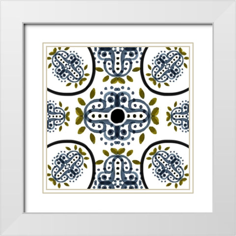 Toma I White Modern Wood Framed Art Print with Double Matting by Selkirk, Edward