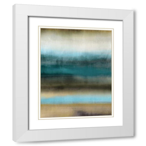Cleo White Modern Wood Framed Art Print with Double Matting by Selkirk, Edward