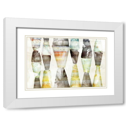 Trapezoid White Modern Wood Framed Art Print with Double Matting by Selkirk, Edward