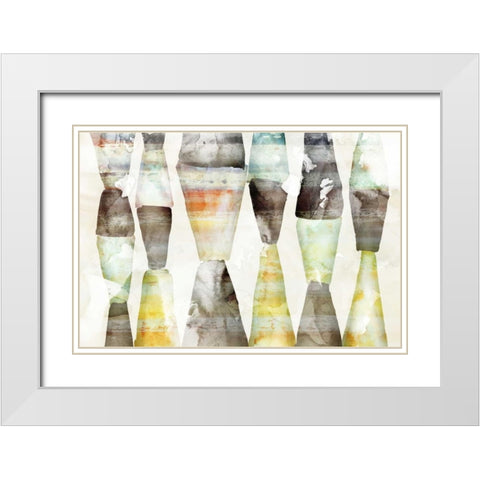 Trapezoid White Modern Wood Framed Art Print with Double Matting by Selkirk, Edward