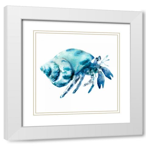 Hermit White Modern Wood Framed Art Print with Double Matting by Selkirk, Edward