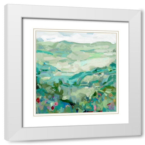 Wild White Modern Wood Framed Art Print with Double Matting by Selkirk, Edward