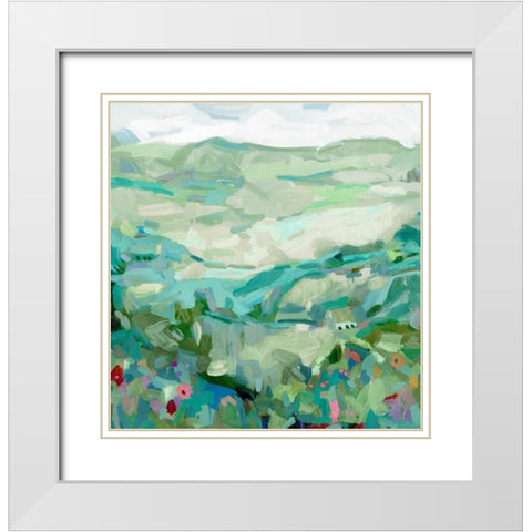 Wild White Modern Wood Framed Art Print with Double Matting by Selkirk, Edward