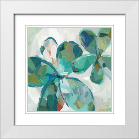Segment I White Modern Wood Framed Art Print with Double Matting by Selkirk, Edward