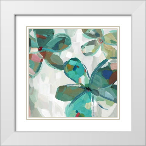 Segment II White Modern Wood Framed Art Print with Double Matting by Selkirk, Edward
