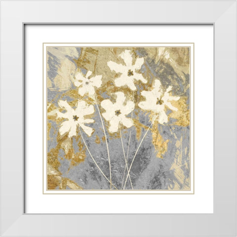 Golden I White Modern Wood Framed Art Print with Double Matting by Selkirk, Edward