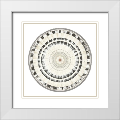 Neutral Motif I White Modern Wood Framed Art Print with Double Matting by Selkirk, Edward