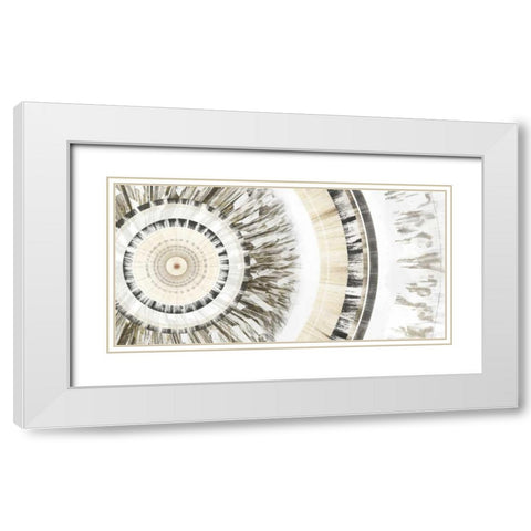 Neutral Motif II White Modern Wood Framed Art Print with Double Matting by Selkirk, Edward