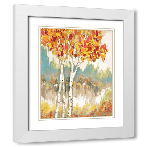 Forest Edge II White Modern Wood Framed Art Print with Double Matting by Selkirk, Edward