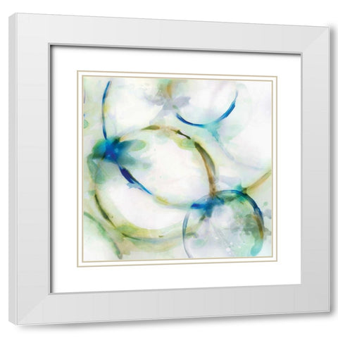 Coils III White Modern Wood Framed Art Print with Double Matting by Selkirk, Edward