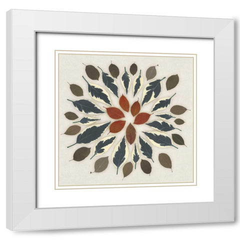 Wreath I White Modern Wood Framed Art Print with Double Matting by Selkirk, Edward