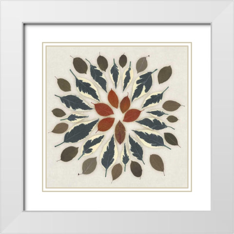 Wreath I White Modern Wood Framed Art Print with Double Matting by Selkirk, Edward