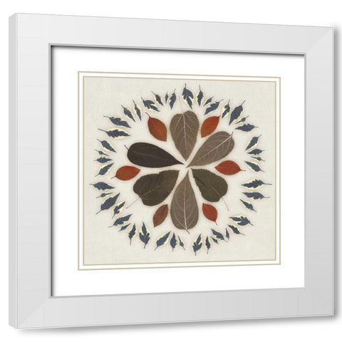 Wreath II White Modern Wood Framed Art Print with Double Matting by Selkirk, Edward