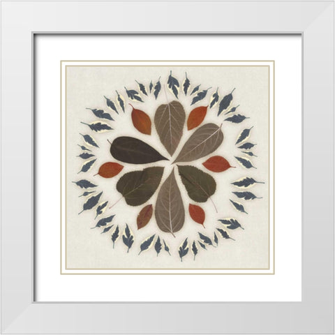 Wreath II White Modern Wood Framed Art Print with Double Matting by Selkirk, Edward