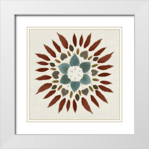 Wreath III White Modern Wood Framed Art Print with Double Matting by Selkirk, Edward