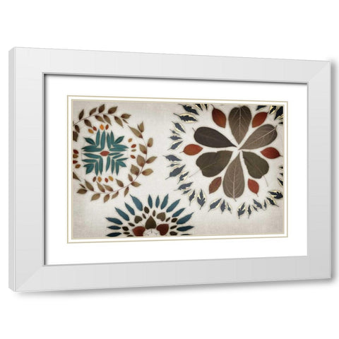Garland I White Modern Wood Framed Art Print with Double Matting by Selkirk, Edward