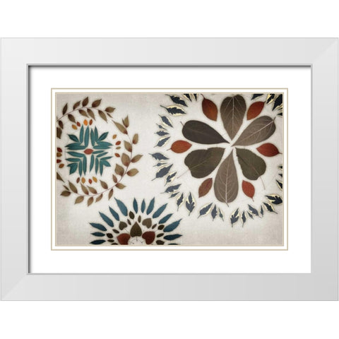 Garland I White Modern Wood Framed Art Print with Double Matting by Selkirk, Edward