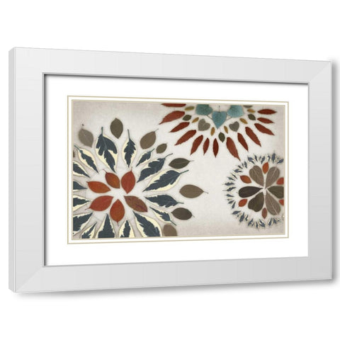 Garland II White Modern Wood Framed Art Print with Double Matting by Selkirk, Edward