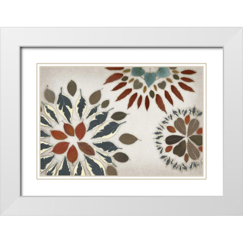 Garland II White Modern Wood Framed Art Print with Double Matting by Selkirk, Edward