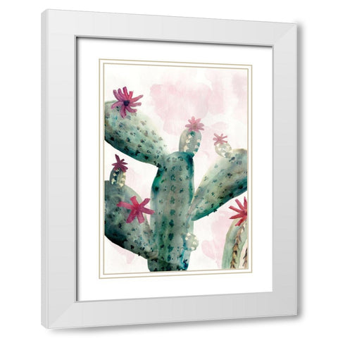 Prickle I White Modern Wood Framed Art Print with Double Matting by Selkirk, Edward