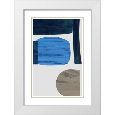 Cobble I White Modern Wood Framed Art Print with Double Matting by Selkirk, Edward