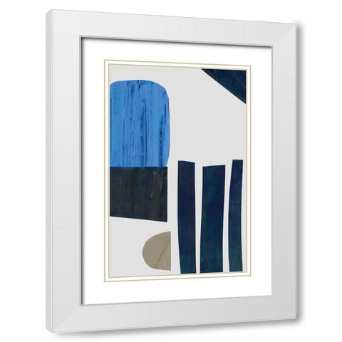 Cobble II White Modern Wood Framed Art Print with Double Matting by Selkirk, Edward