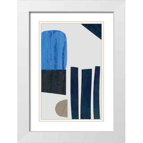 Cobble II White Modern Wood Framed Art Print with Double Matting by Selkirk, Edward