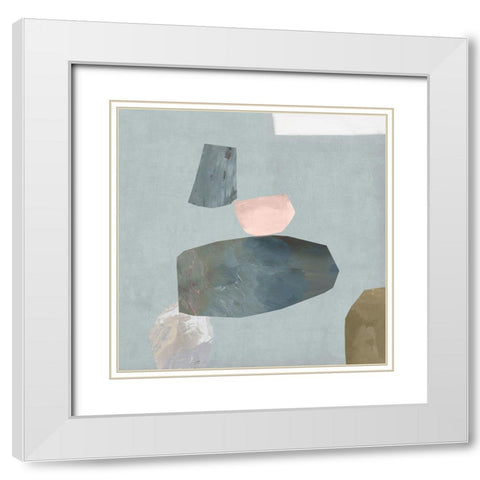 Assembly II White Modern Wood Framed Art Print with Double Matting by Selkirk, Edward