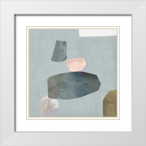 Assembly II White Modern Wood Framed Art Print with Double Matting by Selkirk, Edward