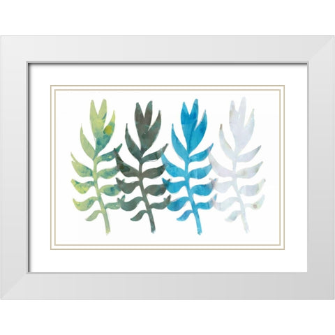 Progression White Modern Wood Framed Art Print with Double Matting by Selkirk, Edward