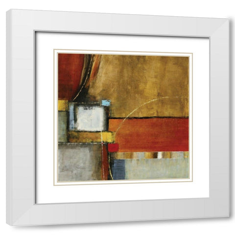 Emergence II White Modern Wood Framed Art Print with Double Matting by Skeritt, Karen