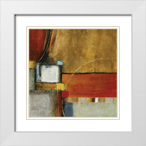 Emergence II White Modern Wood Framed Art Print with Double Matting by Skeritt, Karen