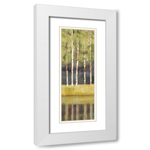 Luscious Morning I White Modern Wood Framed Art Print with Double Matting by Selkirk, Edward