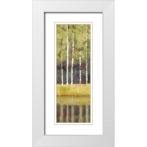 Luscious Morning I White Modern Wood Framed Art Print with Double Matting by Selkirk, Edward