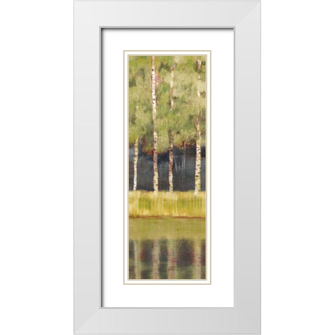 Luscious Morning II White Modern Wood Framed Art Print with Double Matting by Selkirk, Edward