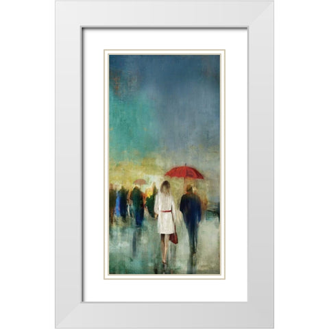 Memories I White Modern Wood Framed Art Print with Double Matting by Selkirk, Edward