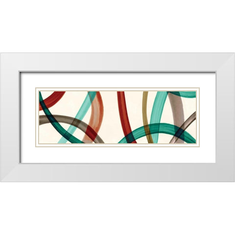Capricious II - Mini White Modern Wood Framed Art Print with Double Matting by Selkirk, Edward