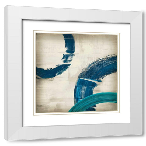 Halcyon II-Mini White Modern Wood Framed Art Print with Double Matting by Selkirk, Edward