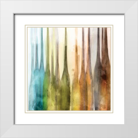 Milano II - Mini White Modern Wood Framed Art Print with Double Matting by Selkirk, Edward