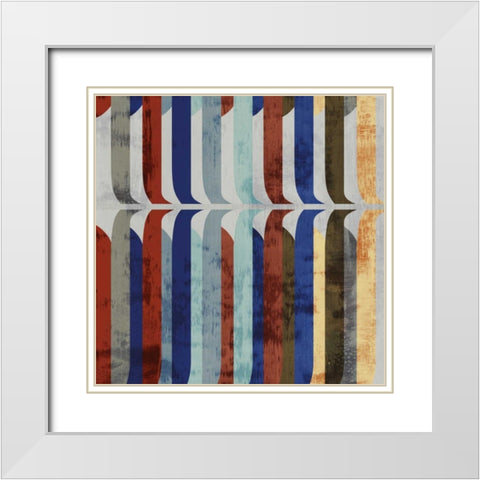 Effervescence I White Modern Wood Framed Art Print with Double Matting by Selkirk, Edward