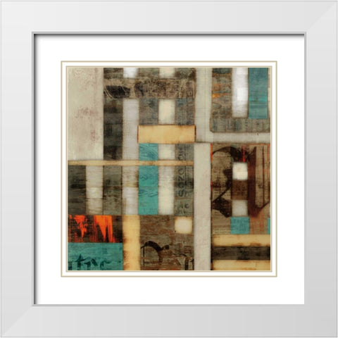 Lausa I  White Modern Wood Framed Art Print with Double Matting by Selkirk, Edward
