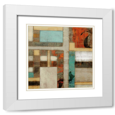 Lausa II  White Modern Wood Framed Art Print with Double Matting by Selkirk, Edward