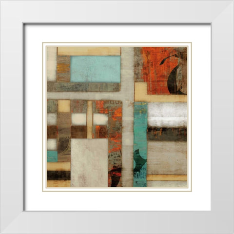 Lausa II  White Modern Wood Framed Art Print with Double Matting by Selkirk, Edward