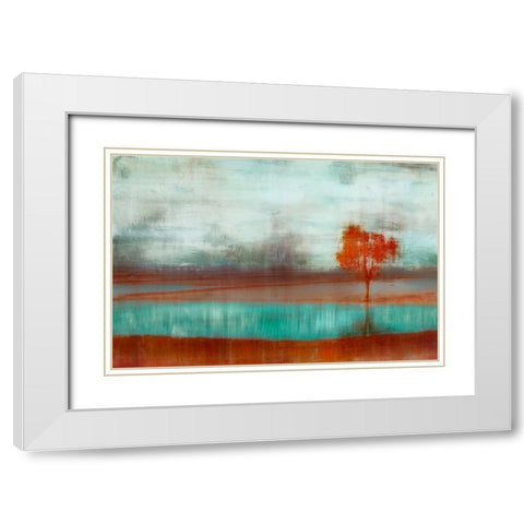 Past Dreams White Modern Wood Framed Art Print with Double Matting by Selkirk, Edward