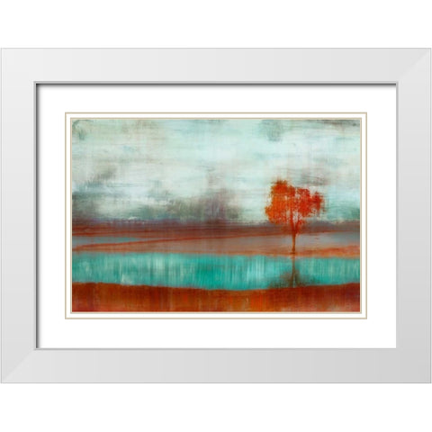 Past Dreams White Modern Wood Framed Art Print with Double Matting by Selkirk, Edward