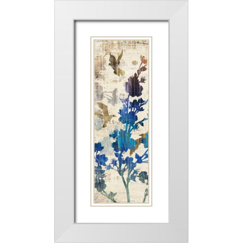 Wallflower Fantasy I White Modern Wood Framed Art Print with Double Matting by Selkirk, Edward