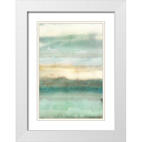 Hazy Impressions White Modern Wood Framed Art Print with Double Matting by Selkirk, Edward