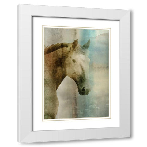 Lotta White Modern Wood Framed Art Print with Double Matting by Selkirk, Edward